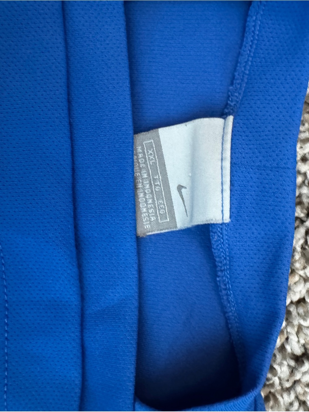 Nike Bright Blue Short-Sleeve Performance Tee - Picture 5 of 5